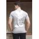 Madmext Men Printed Gray T-shirt 5275 - Gri