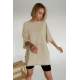 Mad Girls Oversize Camel T-shirt MG1354 - Camel