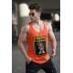 Madmext Men Printed Orange Vest 2630 - Turuncu