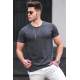 Madmext Men Plain Anthracite T-shirt 3047 - Antrasit