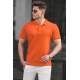 Madmext Men Plain Orange Polo T-shirt 5101 - Turuncu