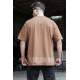 Madmext Men Oversize Brown T-Shirt 5803 - Kahverengi