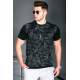 Madmext Men Black Polo T-shirt 5088 - Siyah