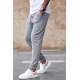 Madmext Men Plain Dye Gray Sweatpants 5424 - Boyalı gri