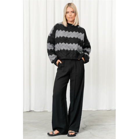 Mad Girls Anthracite Sweater MG1205 - Antrasit