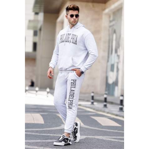 Madmext Men Marl Snow Tracksuit 5284 - Karmelanj