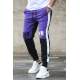 Madfmext Purple Printed Sweatpants 2904 - Mor