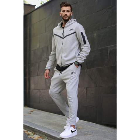 Madmext Men Marl Snow Tracksuit 5673 - Karmelanj