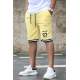 Madmext Men Regular Fit Yellow Shorts 5405 - Sarı