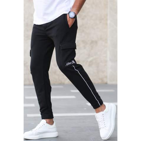 Madmext Black Sweatpants 4828 - Siyah