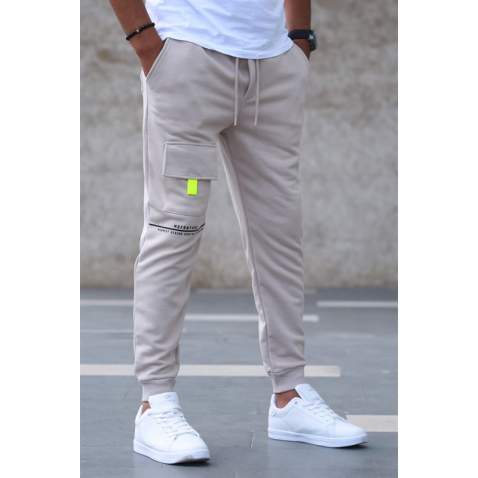 Madmext Men Beige Trousers 5420 - Bej