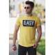 Madmext Yellow Printed T-shirt for Men 4468 - Sarı