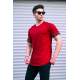 Men Basic Maroon T-Shirt - Bordo