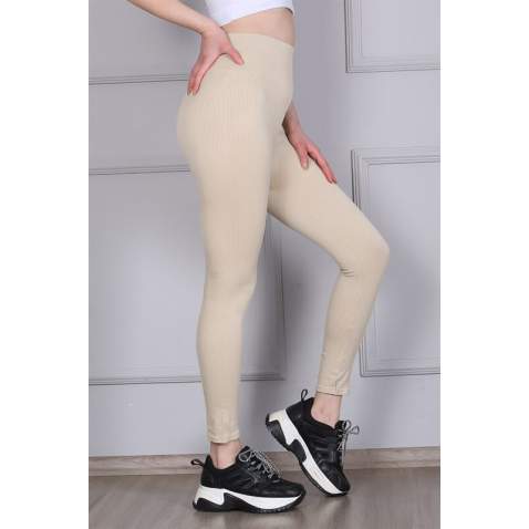 Mad Girls Gray Tights MG1040 - Bej