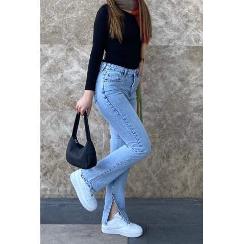 Mad Girls Blue Ripped Jeans MG1306 - Mavi