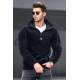 Madmext Pelush Hoodie Black Sweatshirt 4397 - Siyah