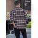 Brown Regular Fit Plaid Shirt 5554 - Kahverengi