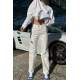 Mad Girls White Palazzo Jeans MG1330 - Beyaz