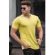 Madmext Men Yellow T-shirt 5281 - Sarı