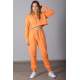 Mad Girls Orange Hooded Women's Tracksuits MG465-5 - Turuncu