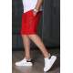 Madmext Red Capri Shorts 5403 - Kırmızı