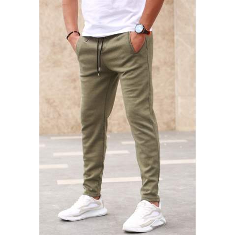 Madmext Basic Khaki Sweatpants 2935 - Haki