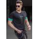 Madmext Men Black T-shirt 4977 - Siyah