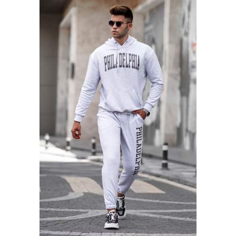 Madmext Men Marl Snow Tracksuit 5284 - Karmelanj