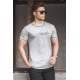 Madmext Men Printed Gray T-shirt 5274 - Gri