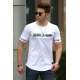 Madmext White Printed T-shirt for Men 4463 - Beyaz