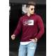 Madmext Claret Red Men's Sweatshirt 4750 - Bordo