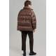 Mad Girls Brown Puffer Jacket MG1398 - Kahverengi