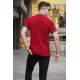 Maroon Polo T-Shirt 5888 - Bordo