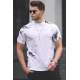 Men White Over Fit T-Shirt 5207 - Beyaz