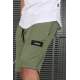 Men Khaki Capri Shorts - Haki