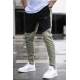 Madmext Men Side-Pocket Khaki Sweatpants 5445 - Haki