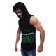 Madmext Men Black Tank Top Hoodie 2858 - Siyah