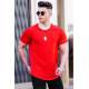 Madmext Men Red Plain T-shirt 4484 - Kırmızı