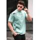 Men Green Over Fit T-Shirt 5207 - Yeşil