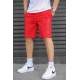 Madmext Red Capri Shorts 5403 - Kırmızı