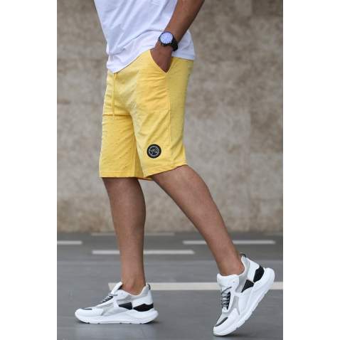 Madmext Yellow Rapped Capri for Men 2923 - Sarı