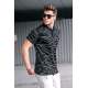 Madmext Men Black Polo T-Shirt 5817 - Siyah