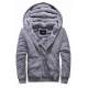 Madmext Men Gray Cardigan 22377 - Gri