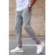 Madmext Men Plain Gray Sweatpants 5424 - Gri