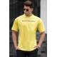 Madmext Men Yellow T-shirt 5219 - Sarı