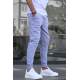 Madmext Men Elastic Bottom Gray Sweatpants 4821 - Gri