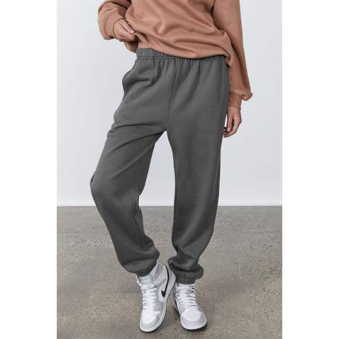 Women Anthracite Oversize Sweatpants MG1235 - Antrasit