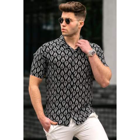 Madmext Men Black Shirt 4944 - Siyah