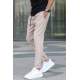 Madmext Men Beige Jogger Trousers 4242 - Bej