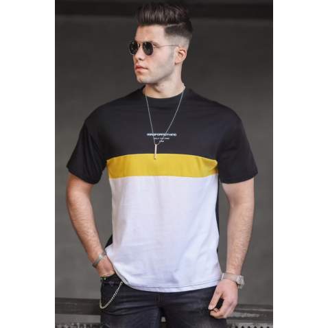 Madmext Men Black T-shirt 4982 - Siyah